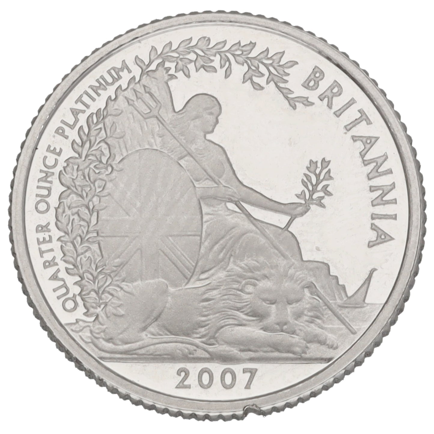 Platinum Queen Elizabeth II 1/4 OZ Britannia Coin 2007
