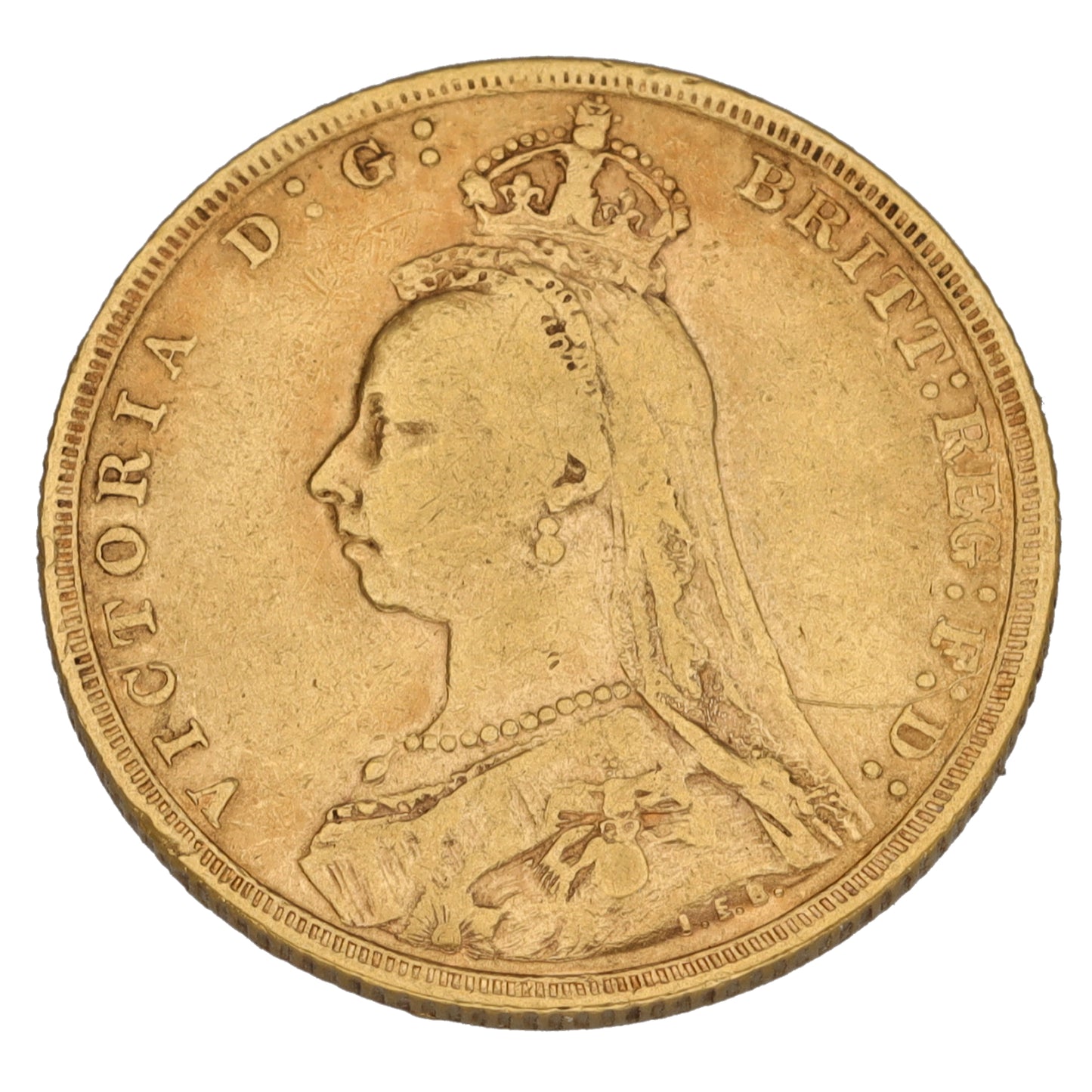 22ct Gold Queen Victoria Full Sovereign Coin 1892