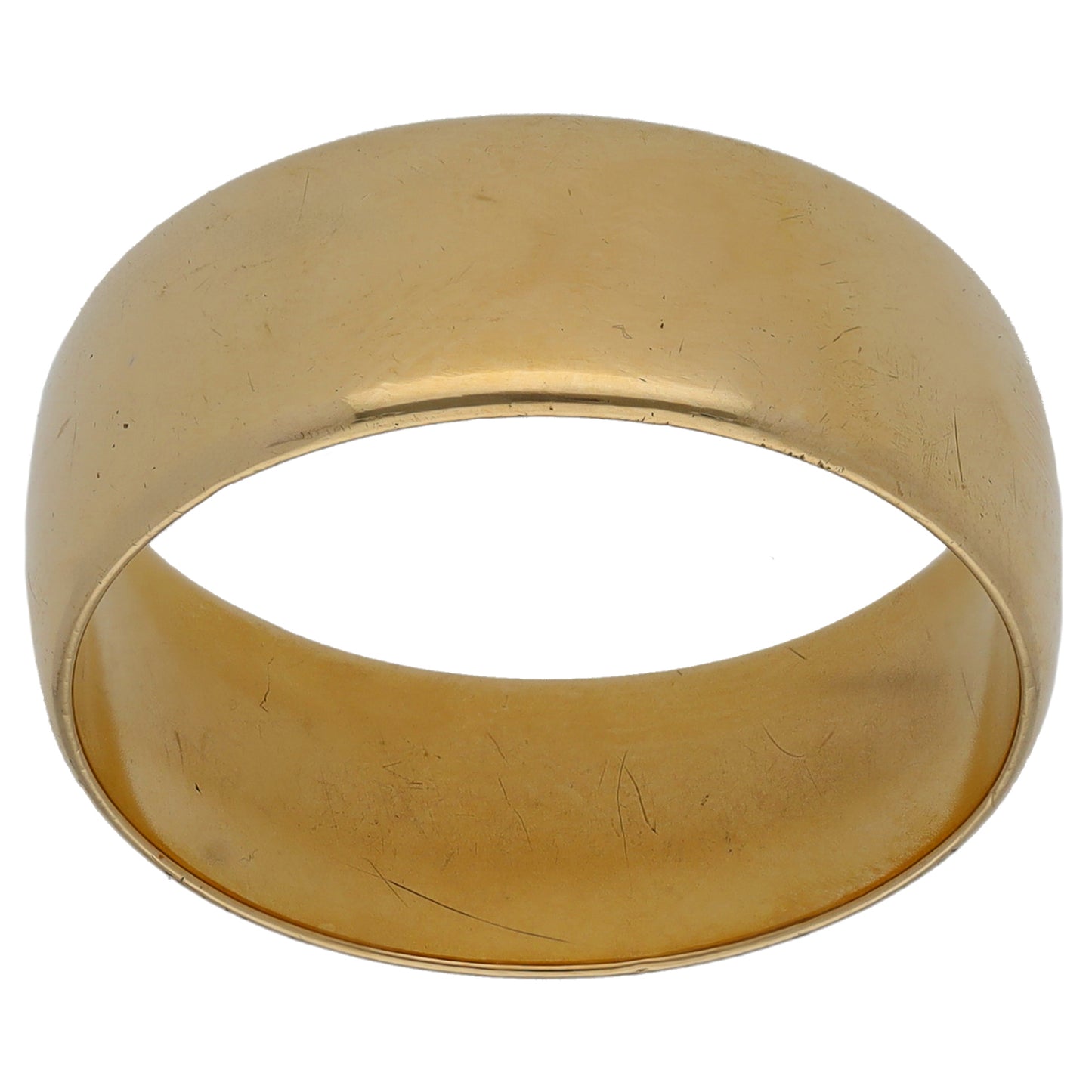 9ct Gold Plain Wedding Ring Size T