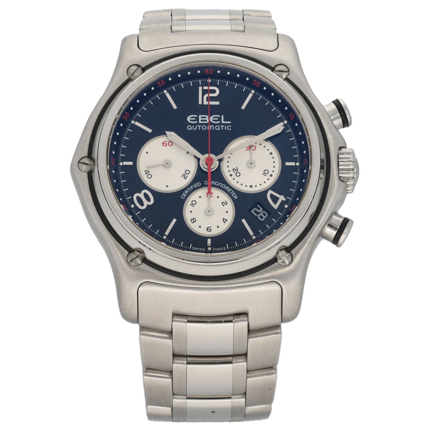 Ebel 1911 9137260 43mm Stainless Steel Watch