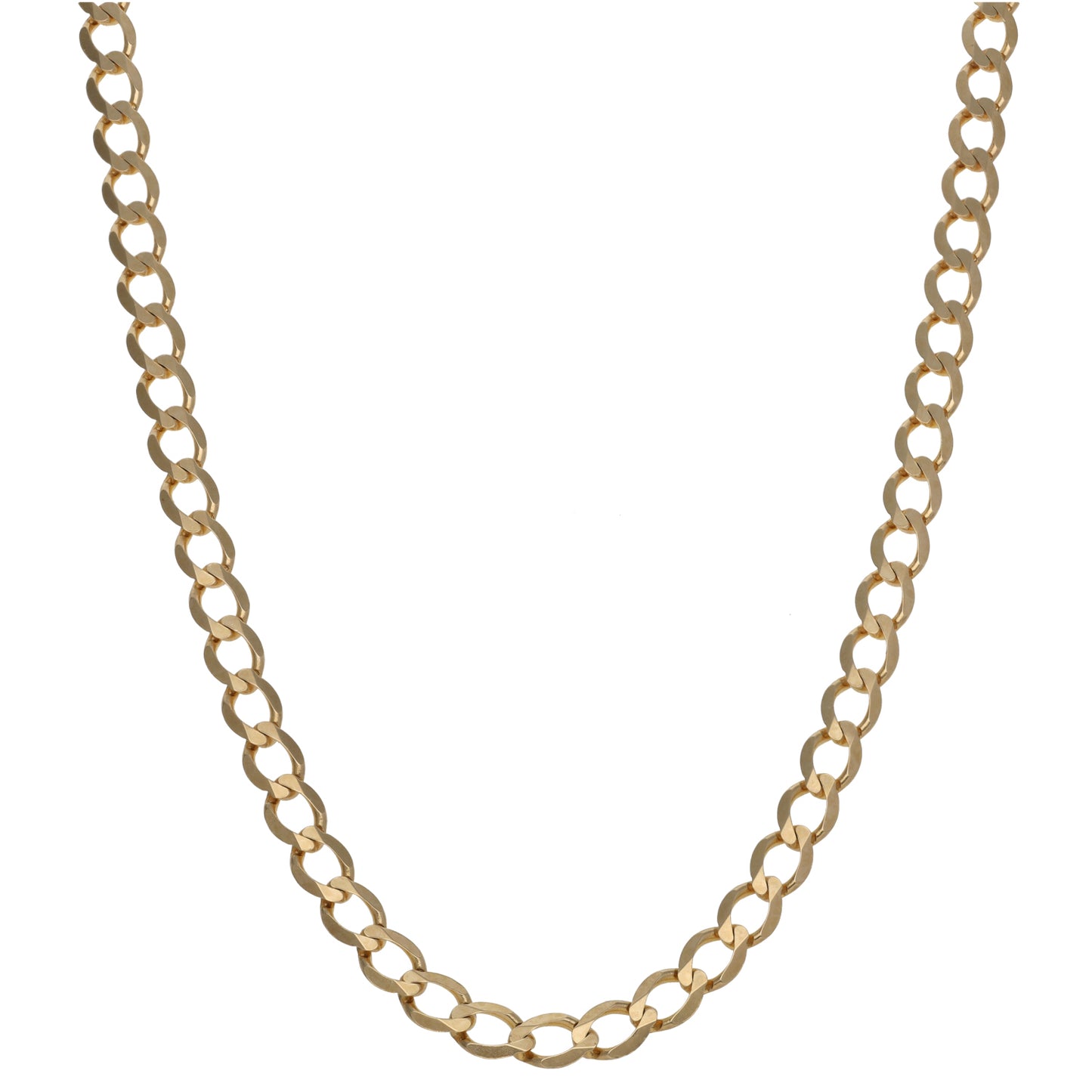 9ct Gold Curb Chain 32"