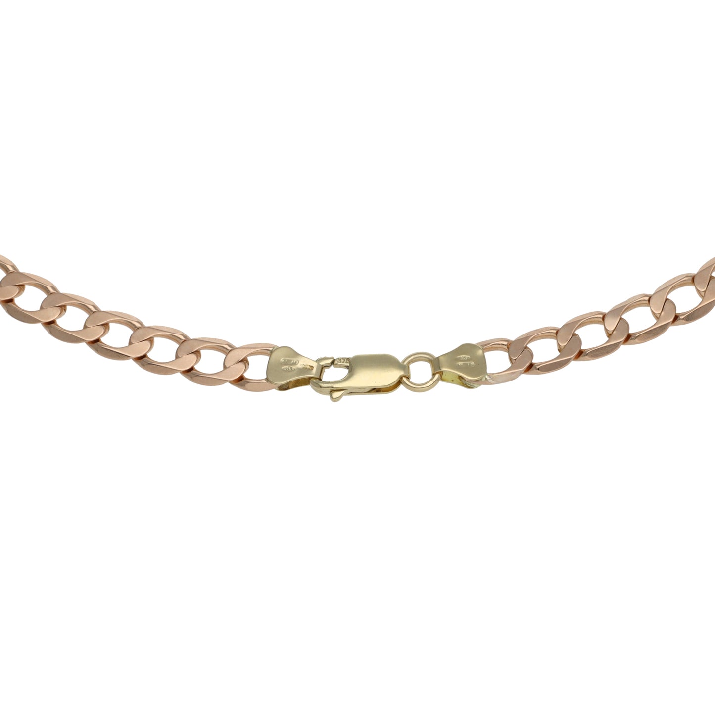 9ct Gold Curb Chain 22"