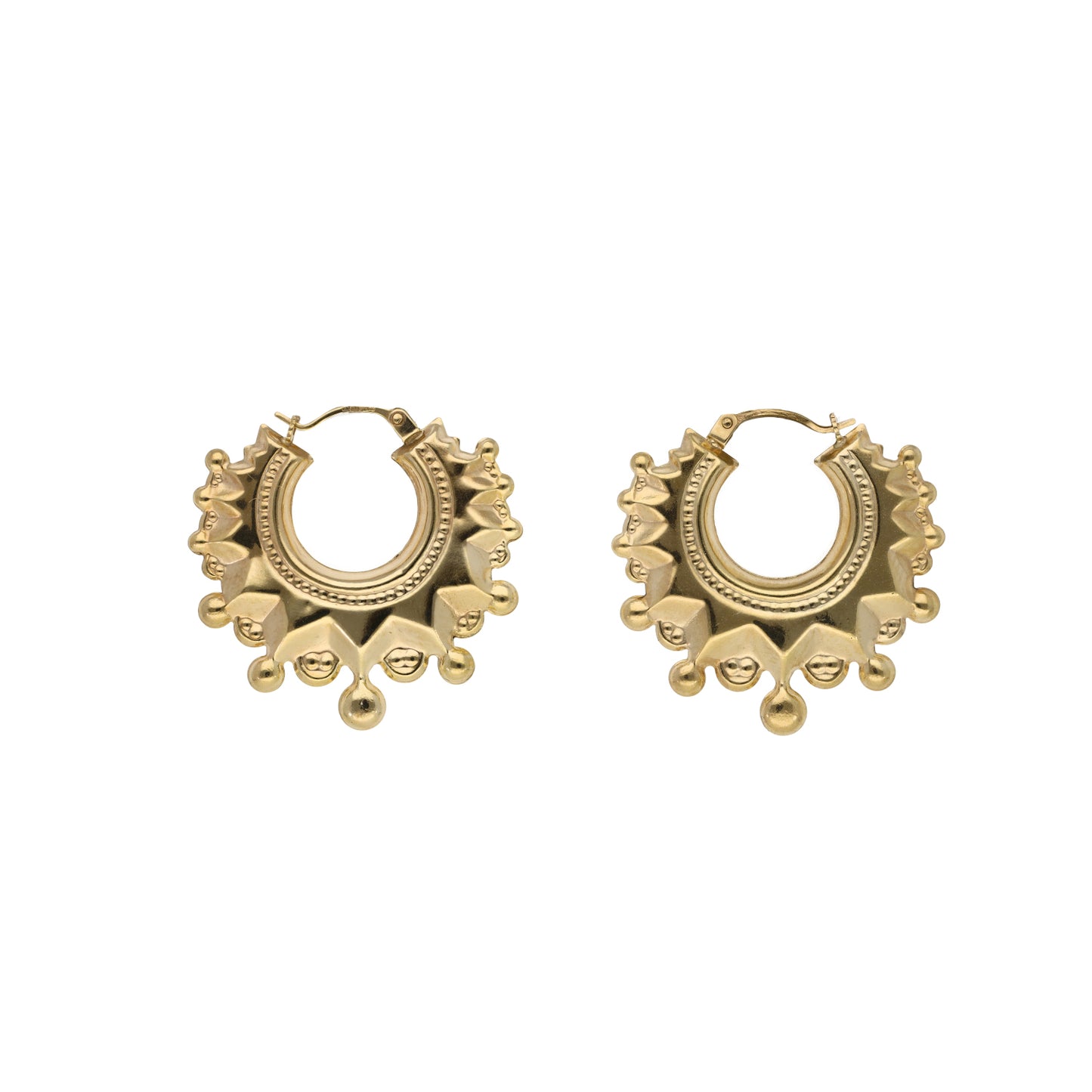 9ct Gold Creole Earrings