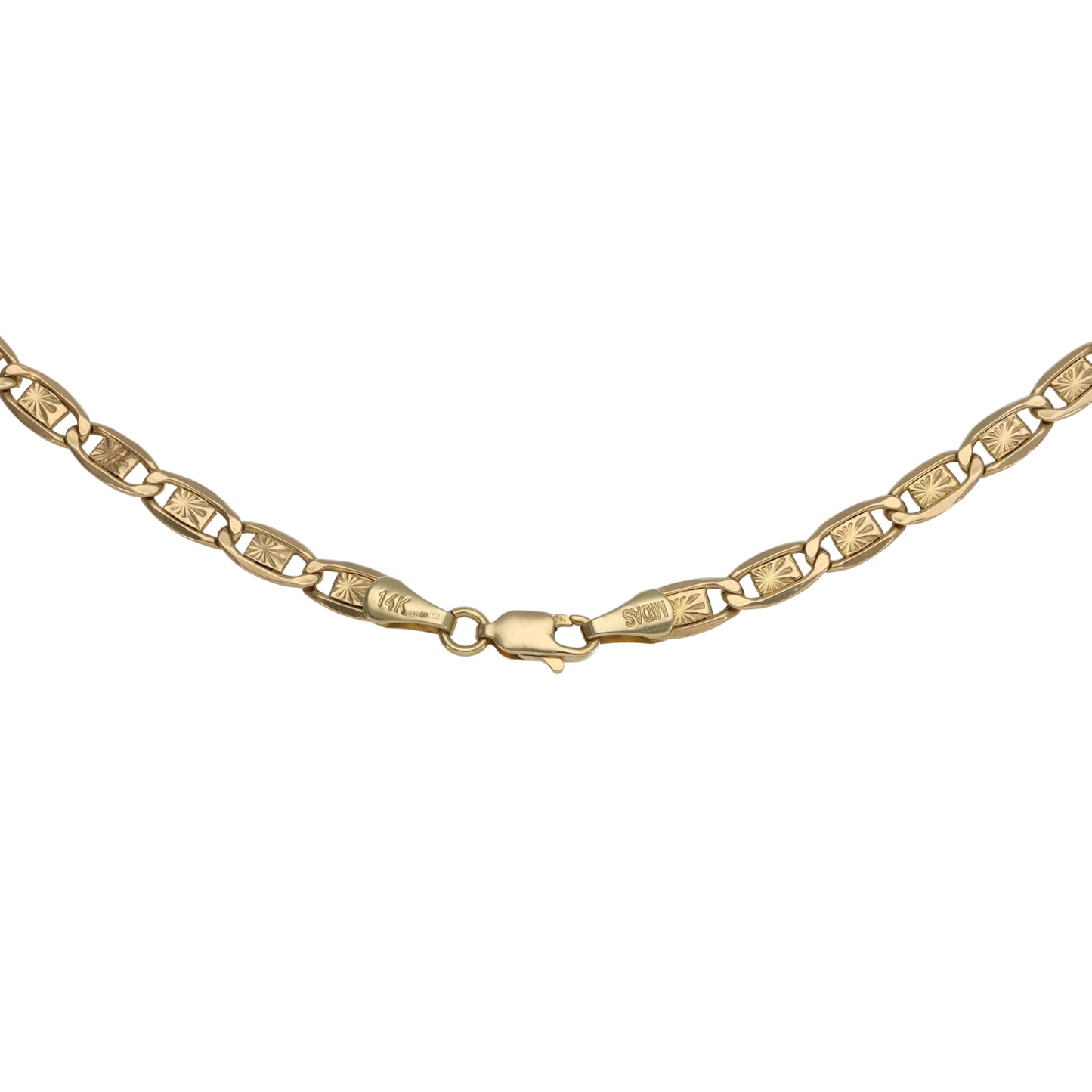 14ct Gold Anchor Chain 22"