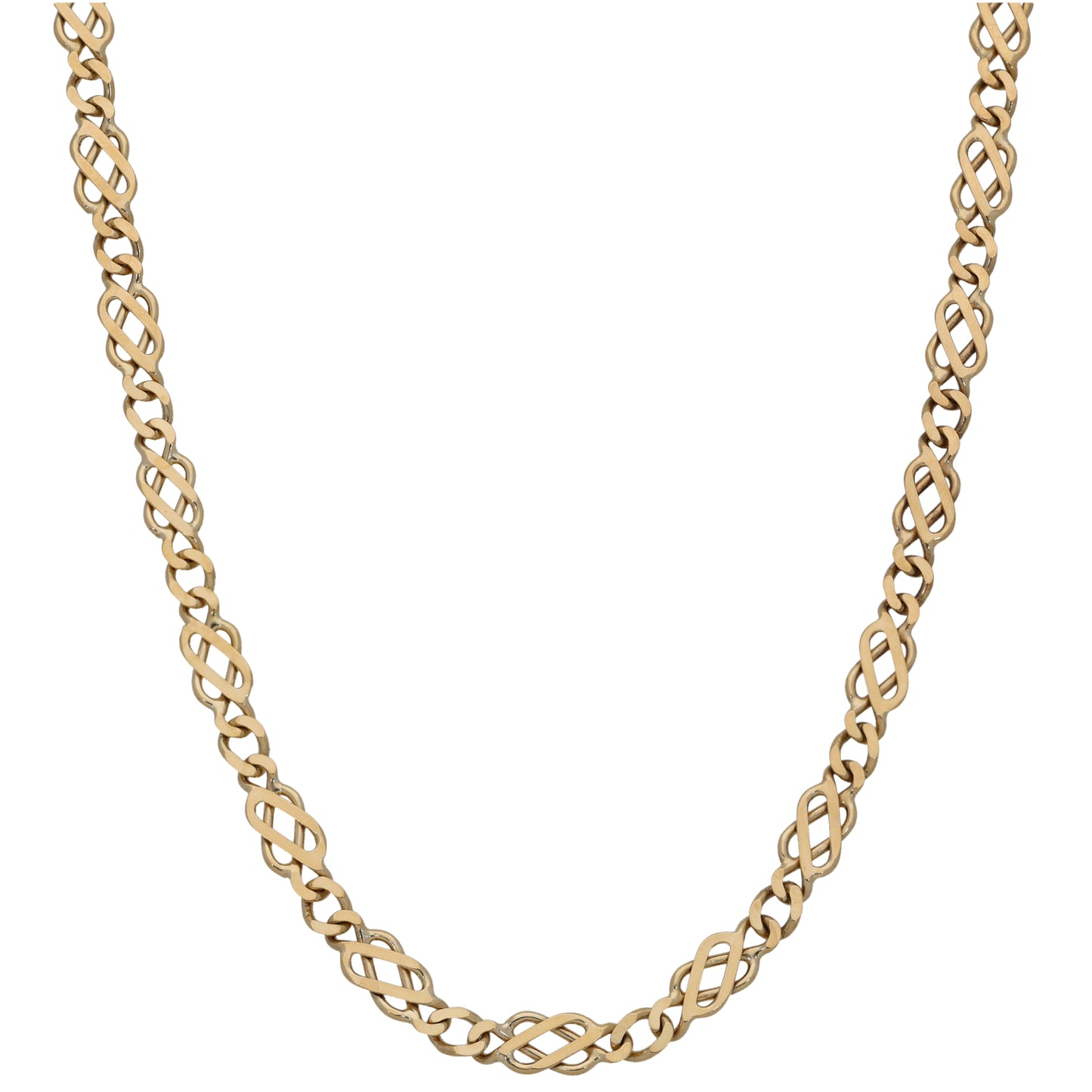 9ct Gold Fancy Necklace 18"