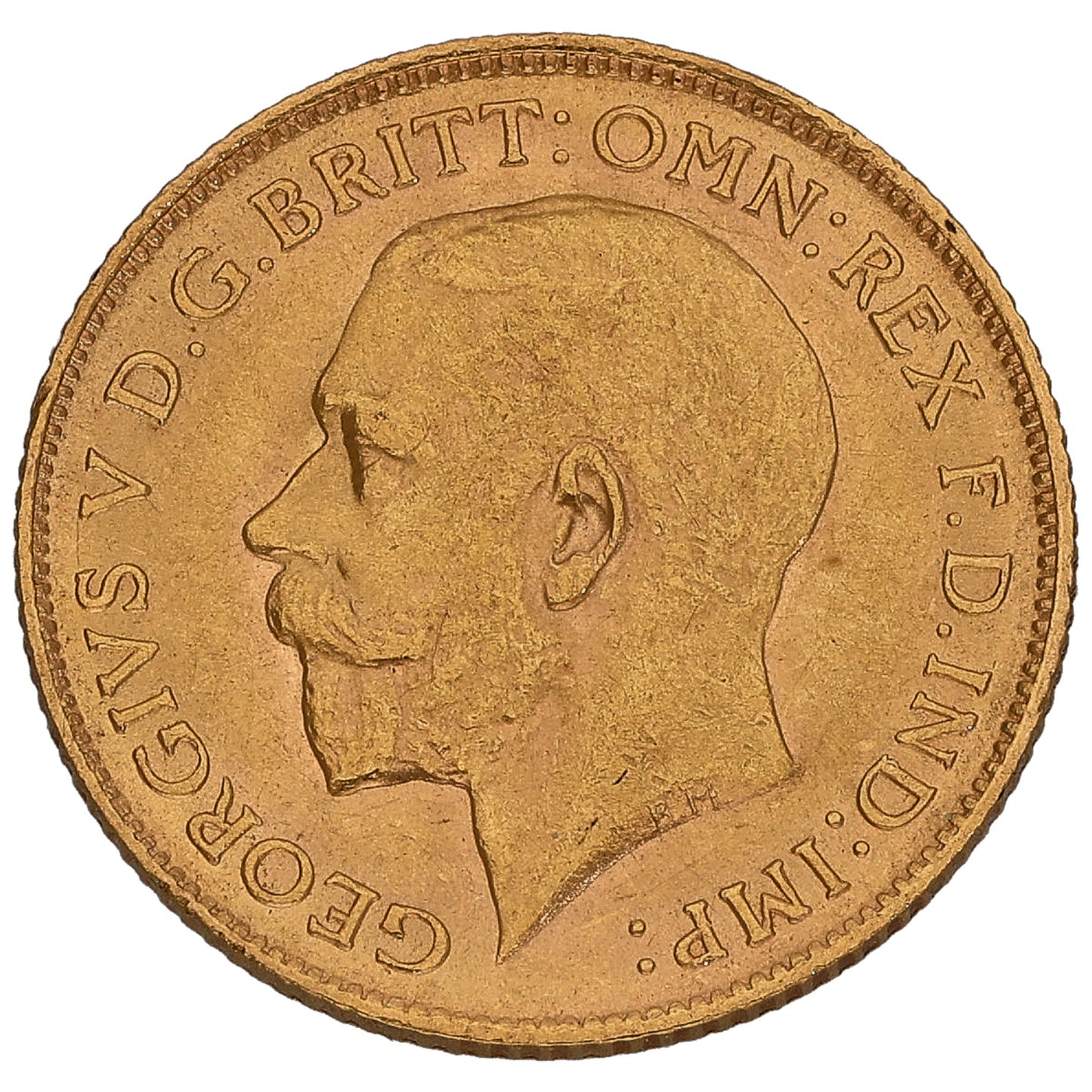 22ct Gold King George V Half Sovereign Coin 1911
