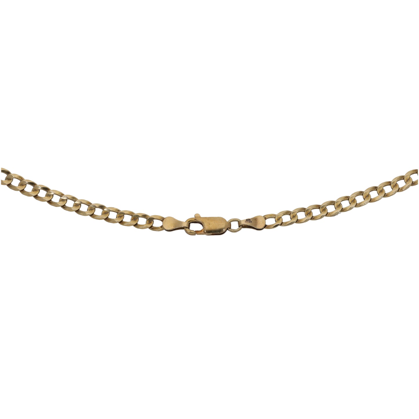 9ct Gold Curb Chain 20"
