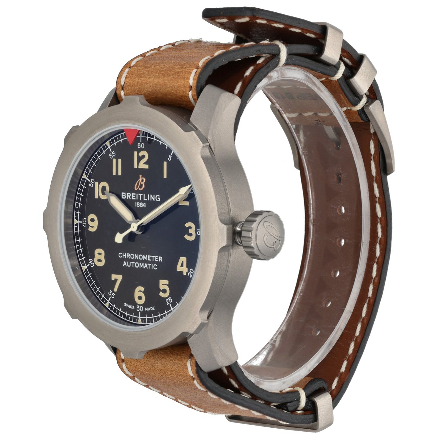 Breitling Aviator Super 8 B20 EB2040 46mm Titanium Watch