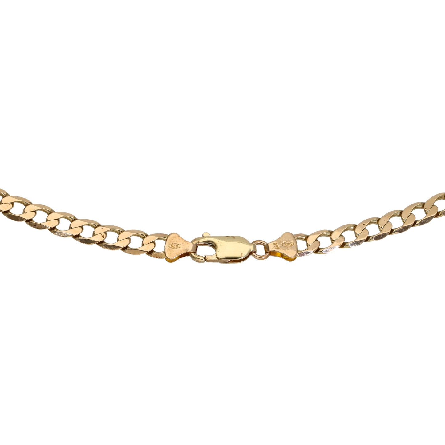 9ct Gold Curb Chain 24"
