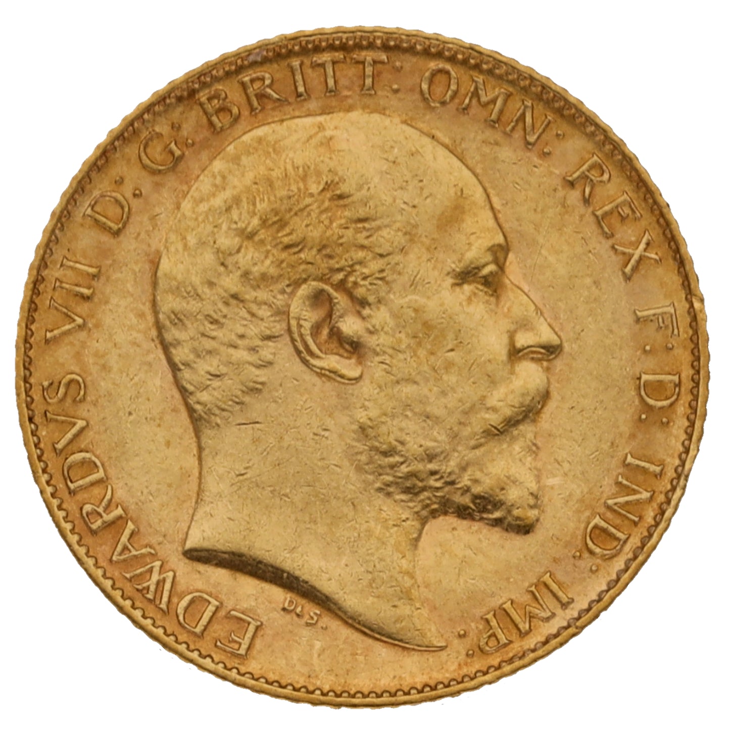 22ct Gold King Edward VII Half Sovereign Coin 1903