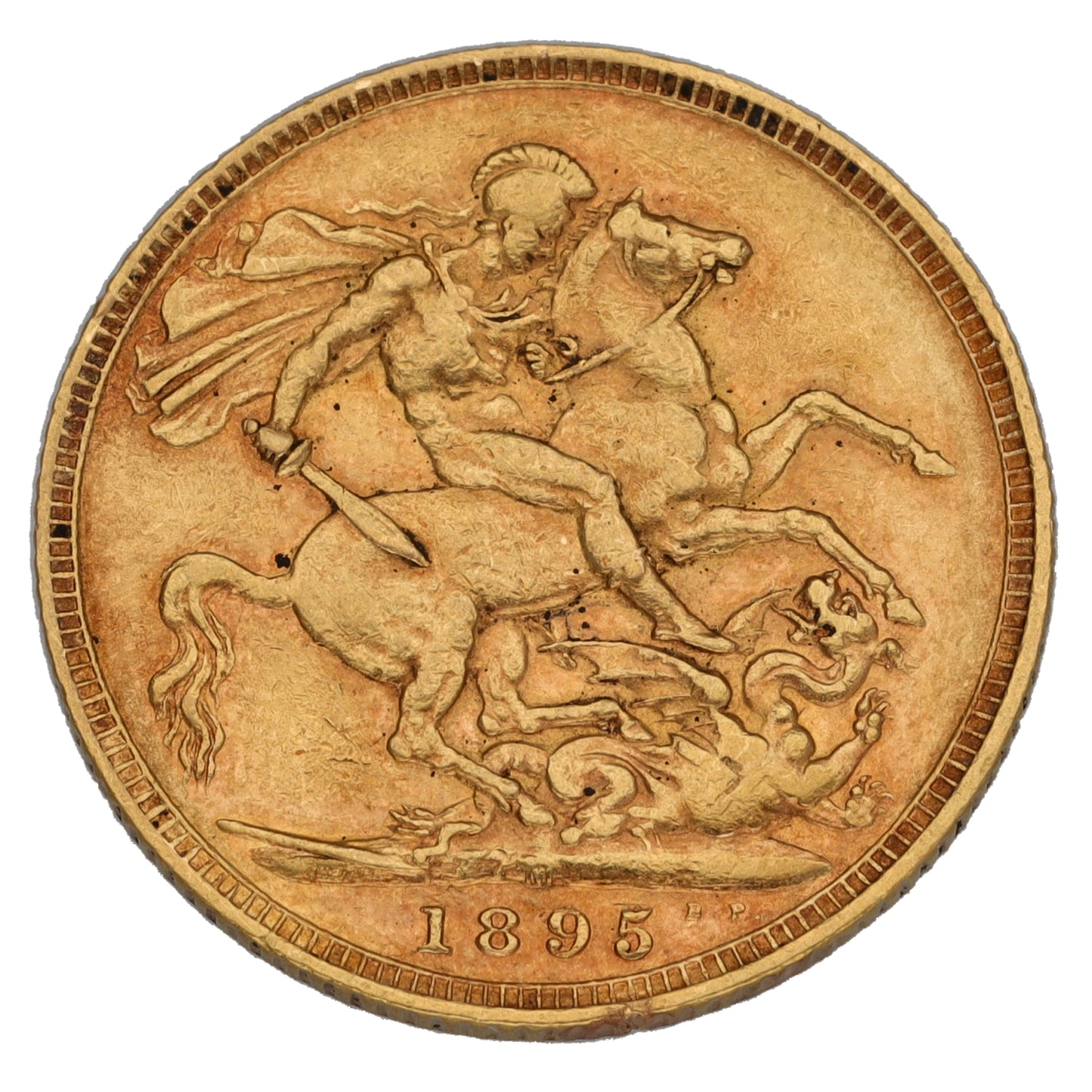 22ct Gold Queen Victoria Full Sovereign Coin 1895