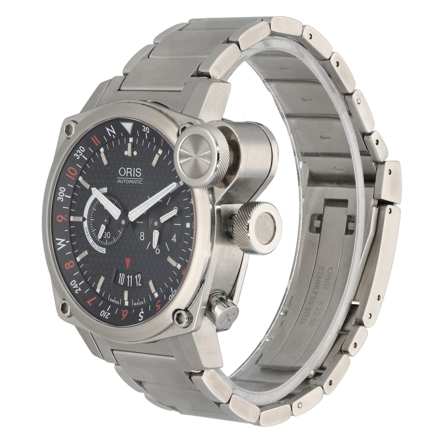 Oris BC4 Flight Timer 7615 43mm Stainless Steel Watch