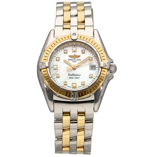 Breitling Callistino D52345 28mm Bi-Colour Watch