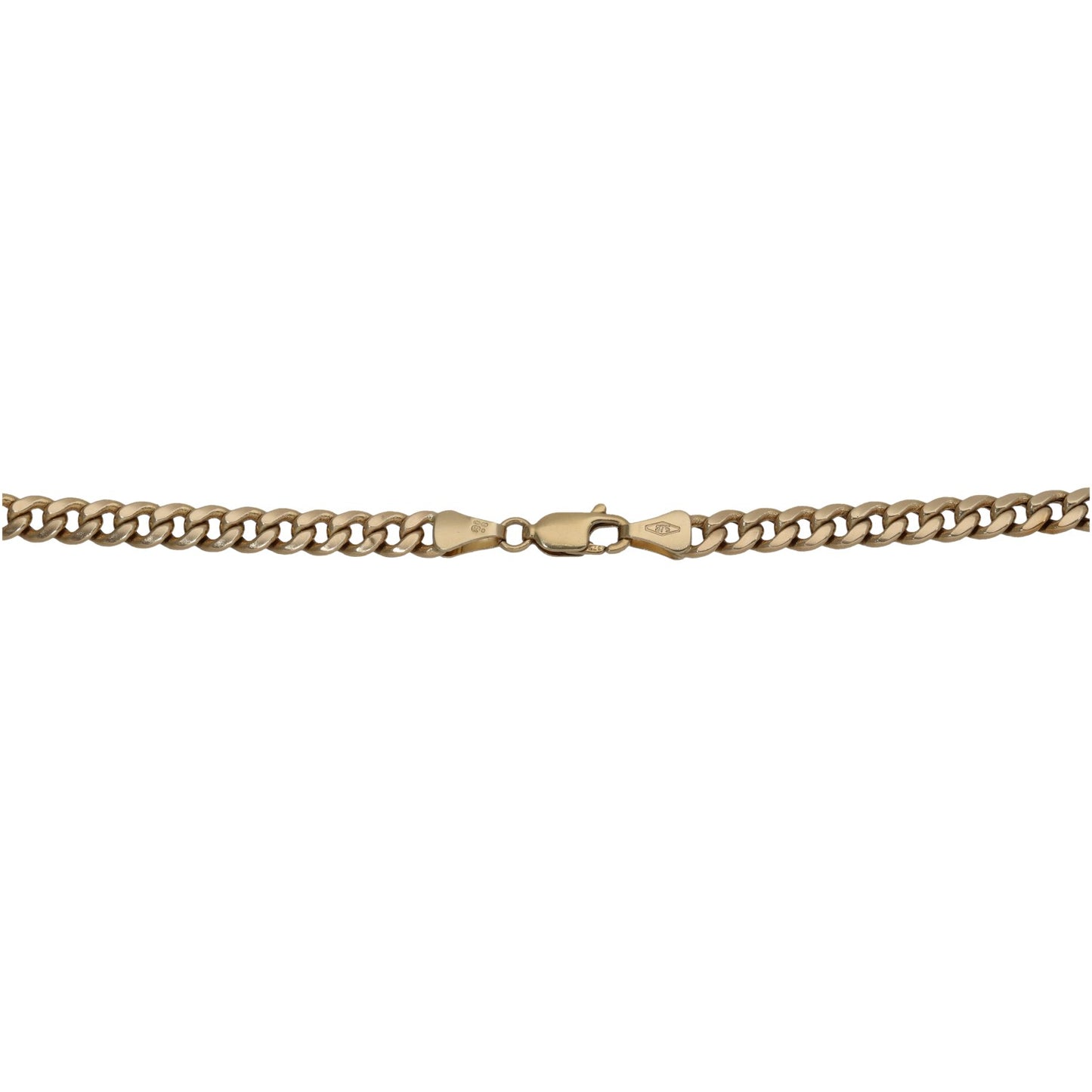 9ct Gold Curb Chain 22"