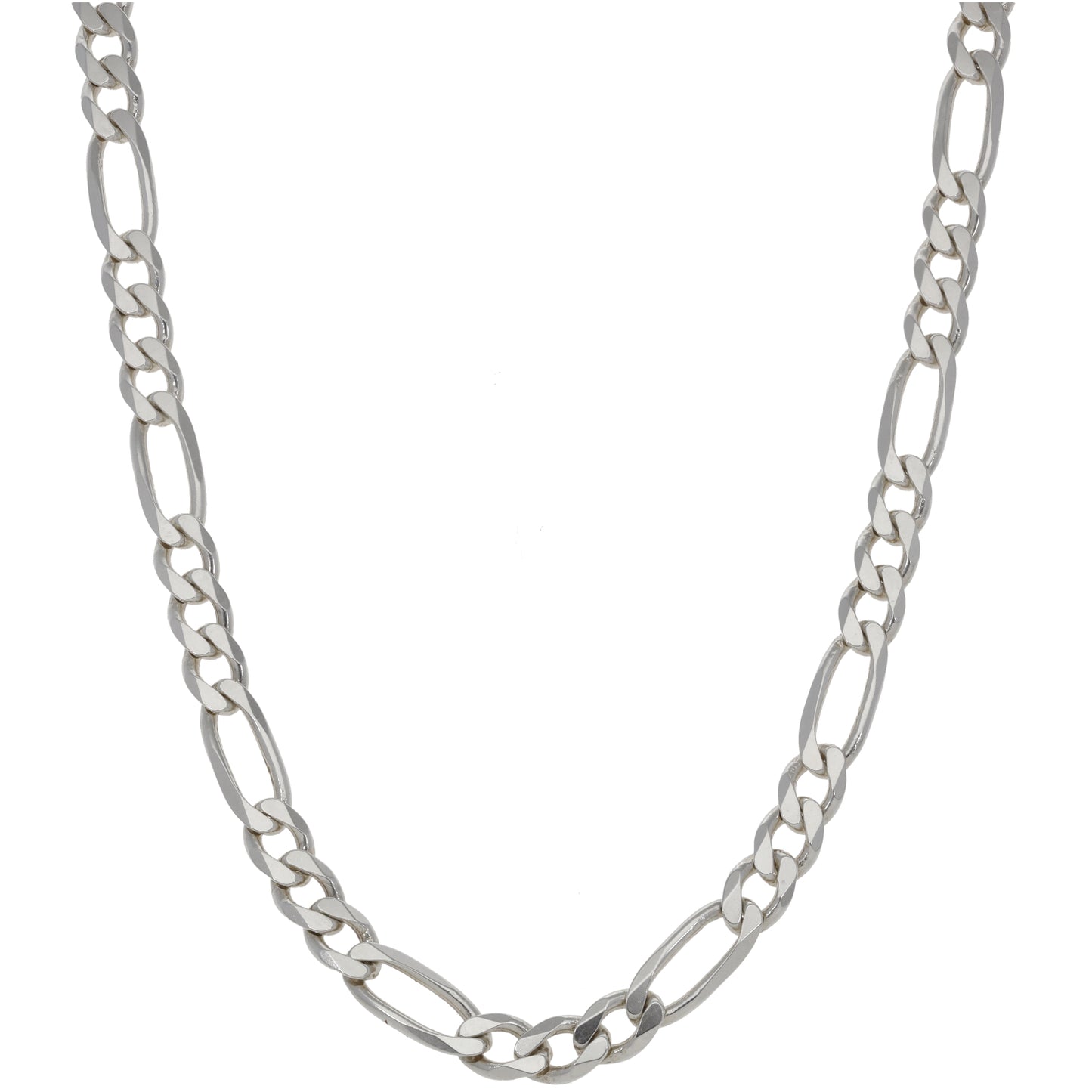 Sterling Silver Figaro Chain 22"