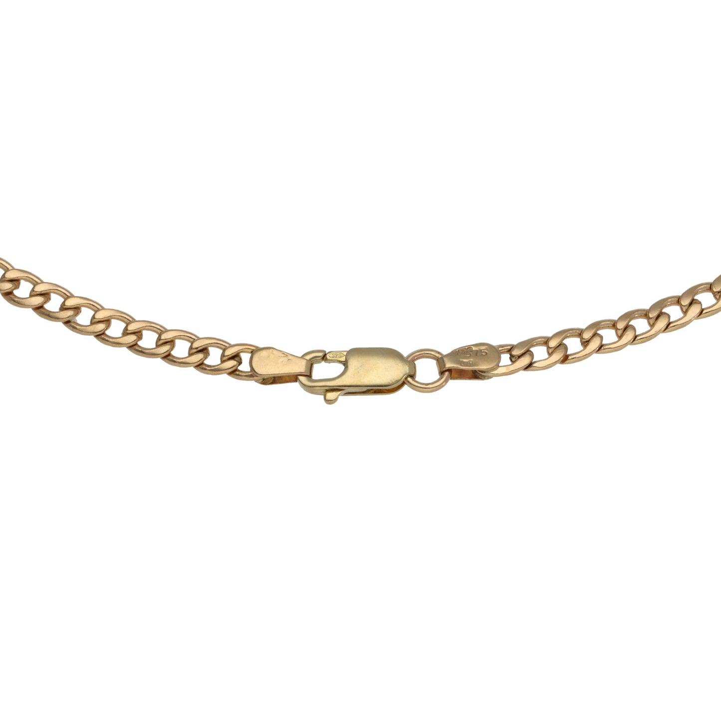 9ct Gold Curb Chain 26"