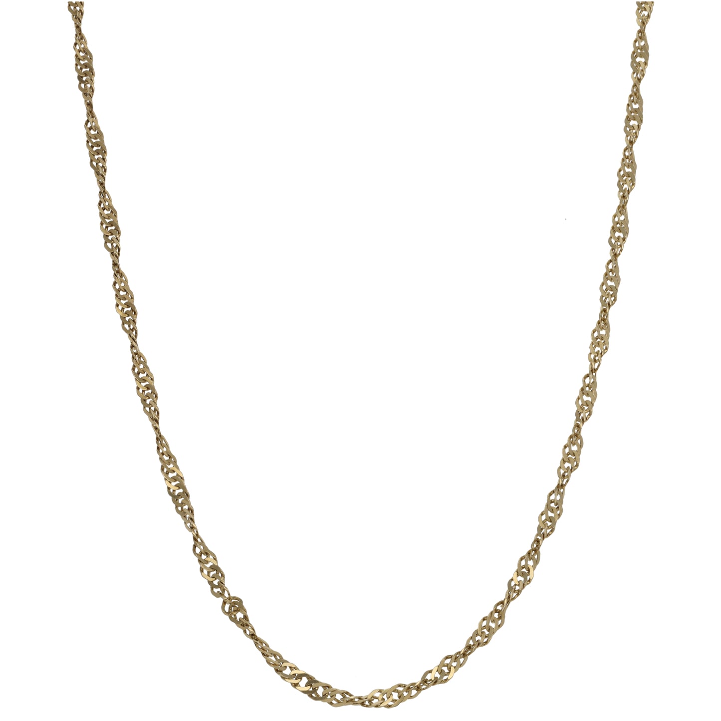 9ct Gold Singapore Chain 18"