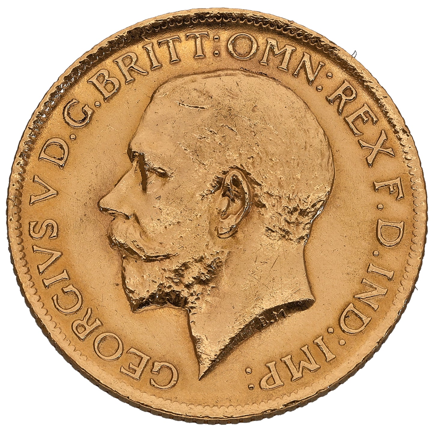 22ct Gold King George V Full Sovereign Coin 1915
