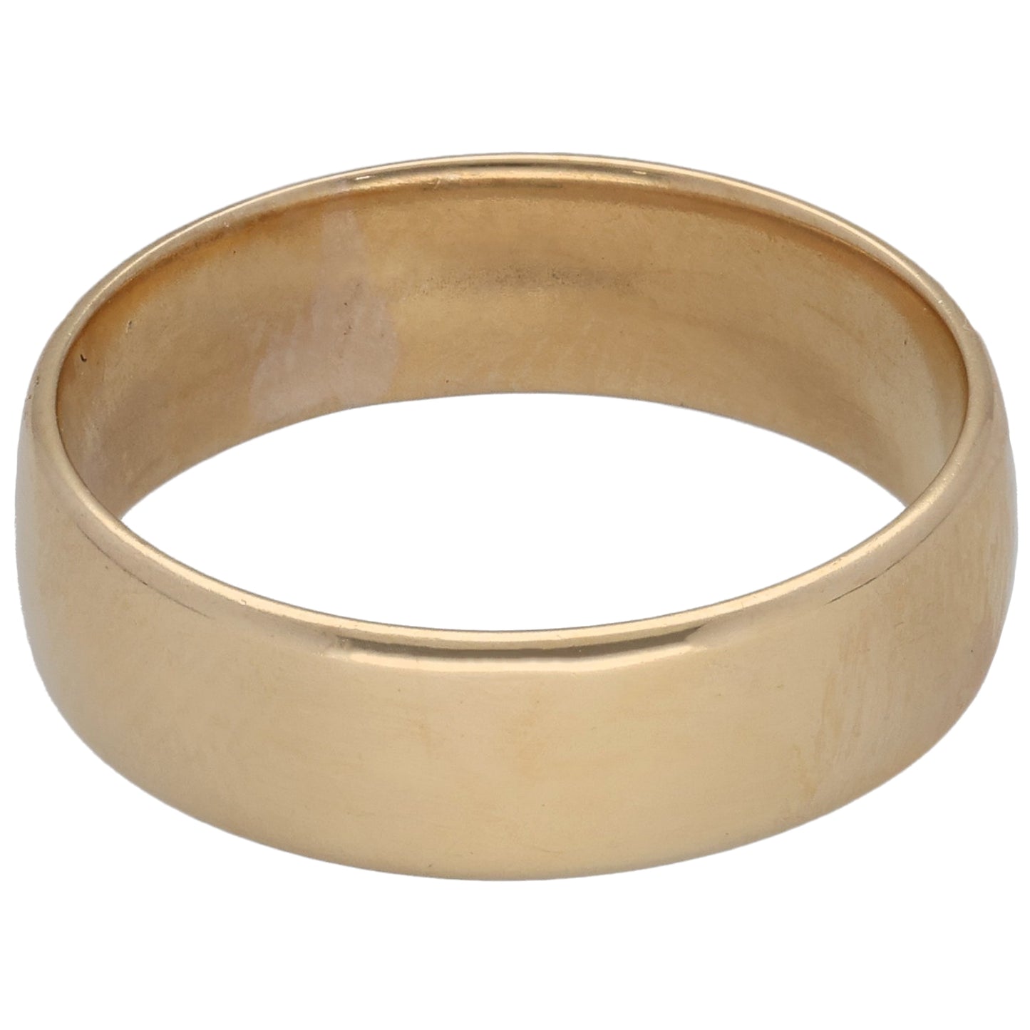9ct Gold Plain Wedding Ring Size Q