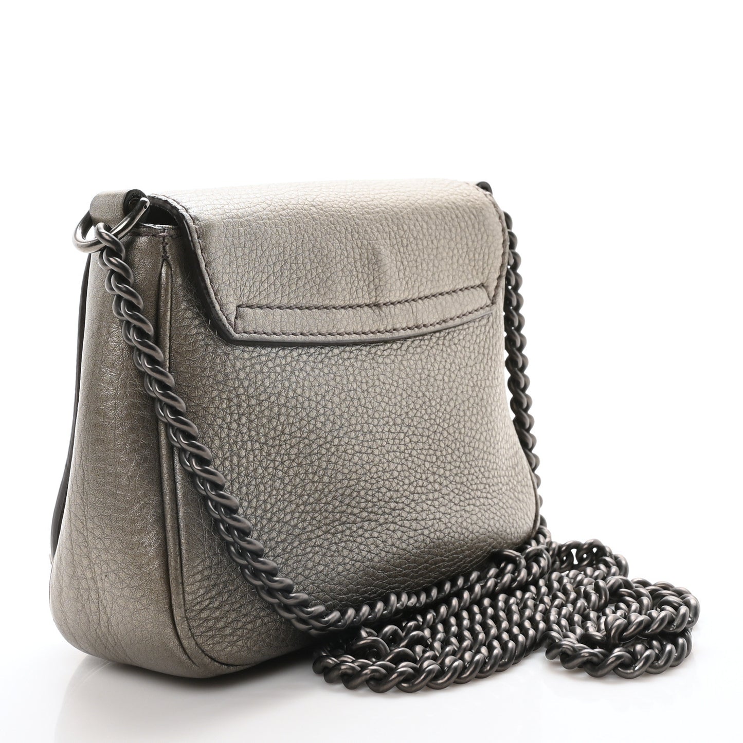 Gucci Soho Flap Calfskin Leather Bag - Sasso