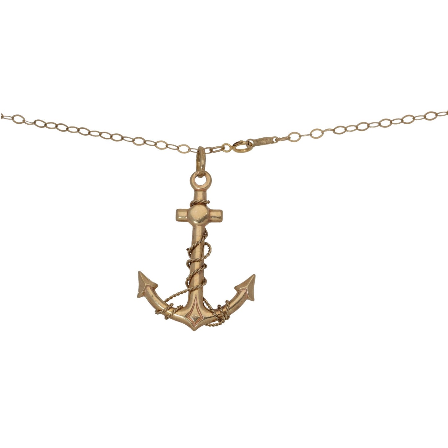 9ct Gold Alternative Pendant With Chain