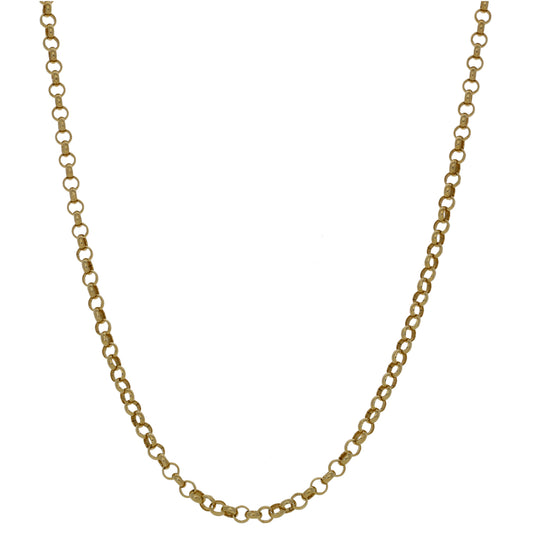 9ct Gold Belcher Chain 20"