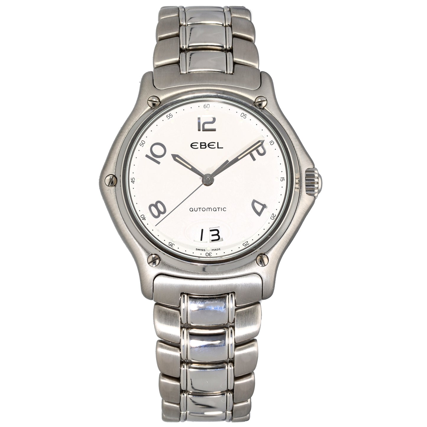 Ebel 1911 Big Date E9125241 38mm Stainless Steel Watch