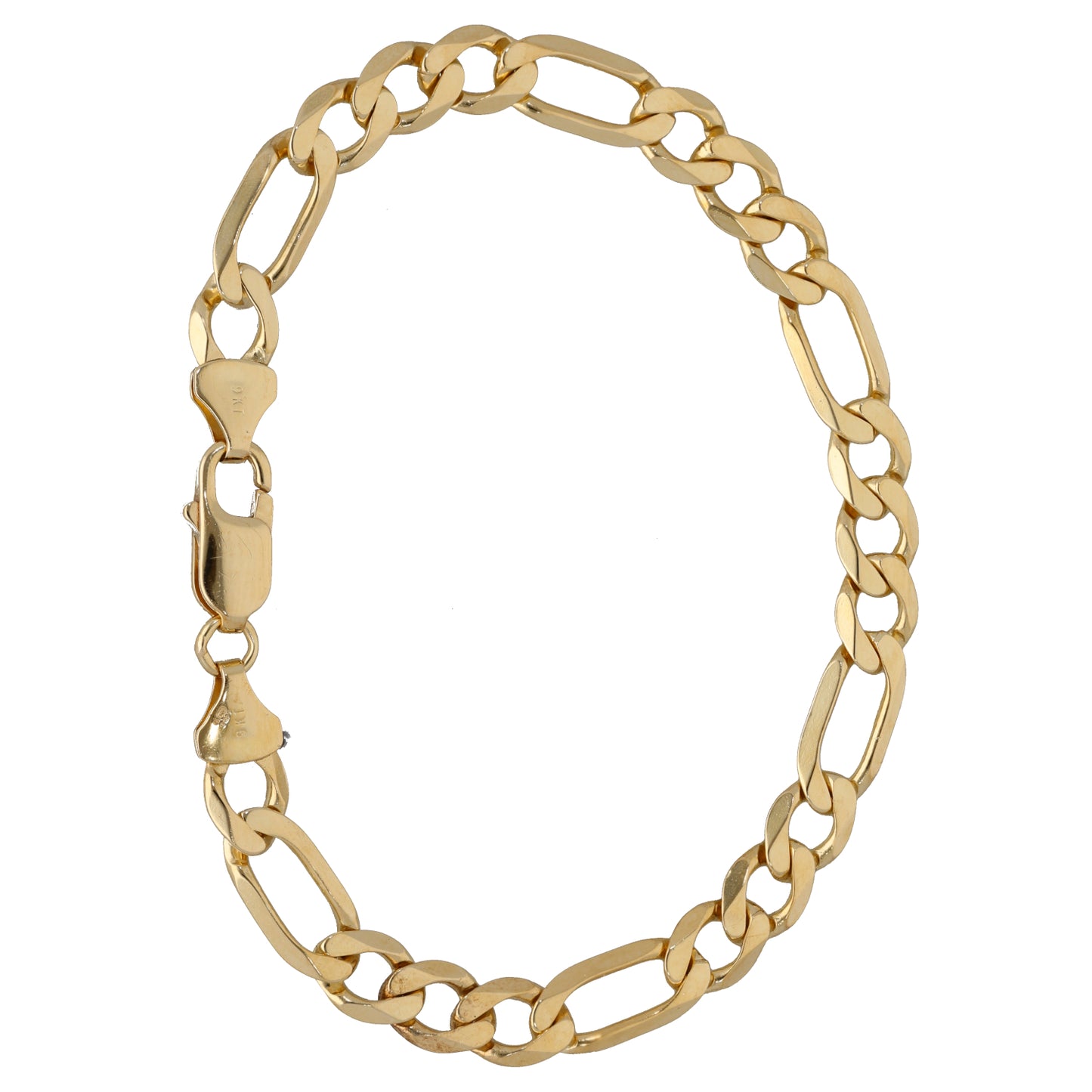 9ct Gold Figaro Bracelet