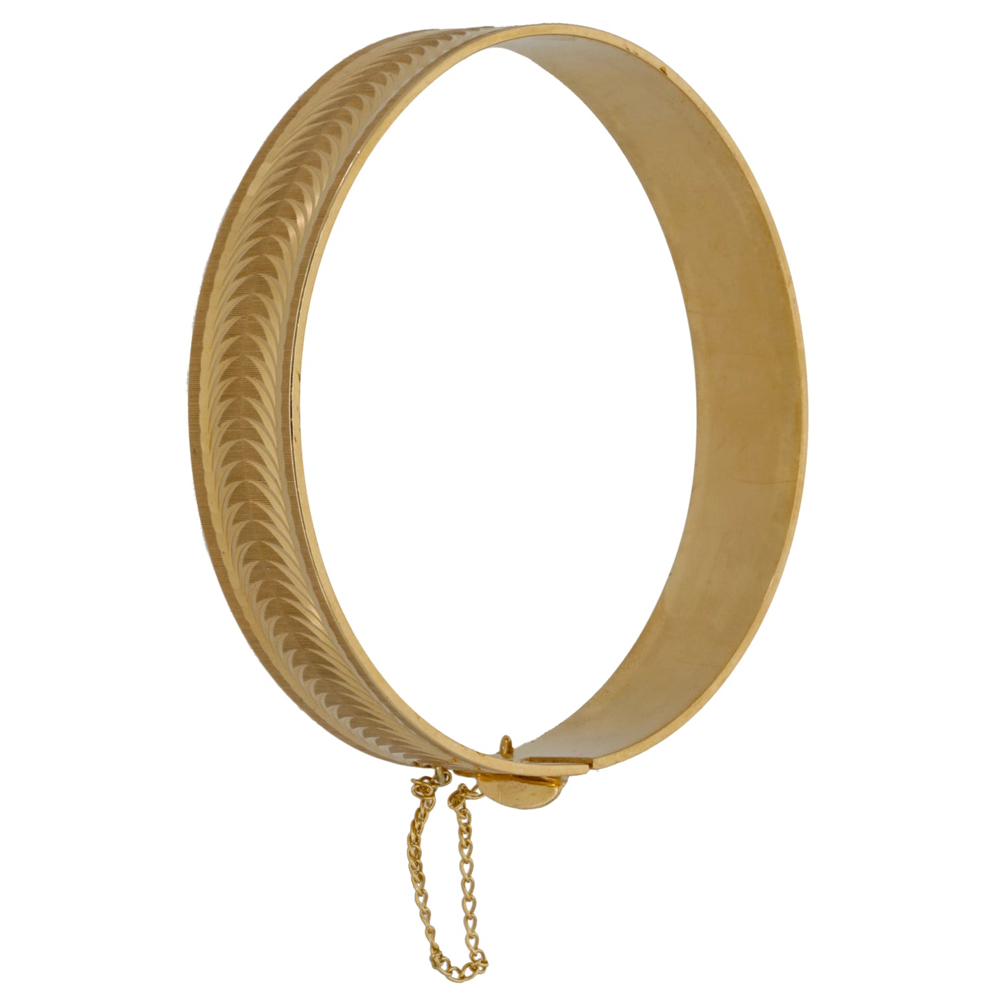9ct Gold Hinged/Clasp Bangle