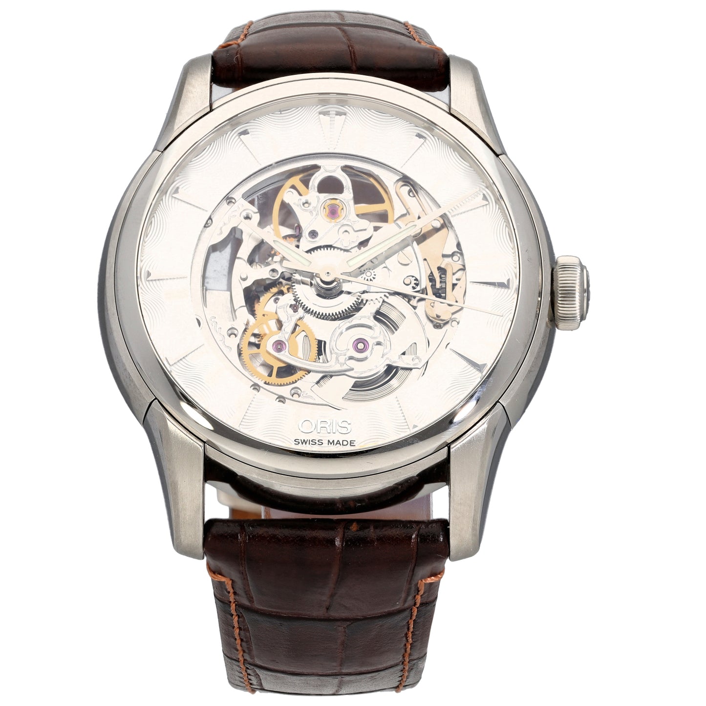 Oris Artelier Skeleton 7670 40.5mm Stainless Steel Watch