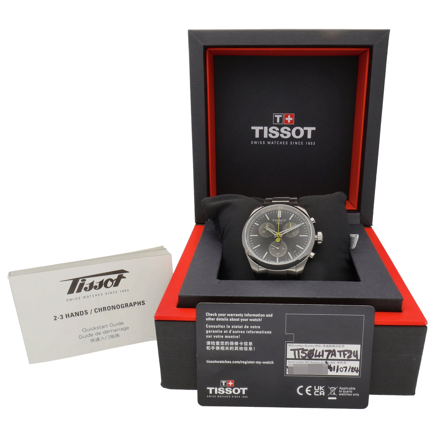 Tissot PR100 Tour De France T150417 A 40mm Stainless Steel Watch