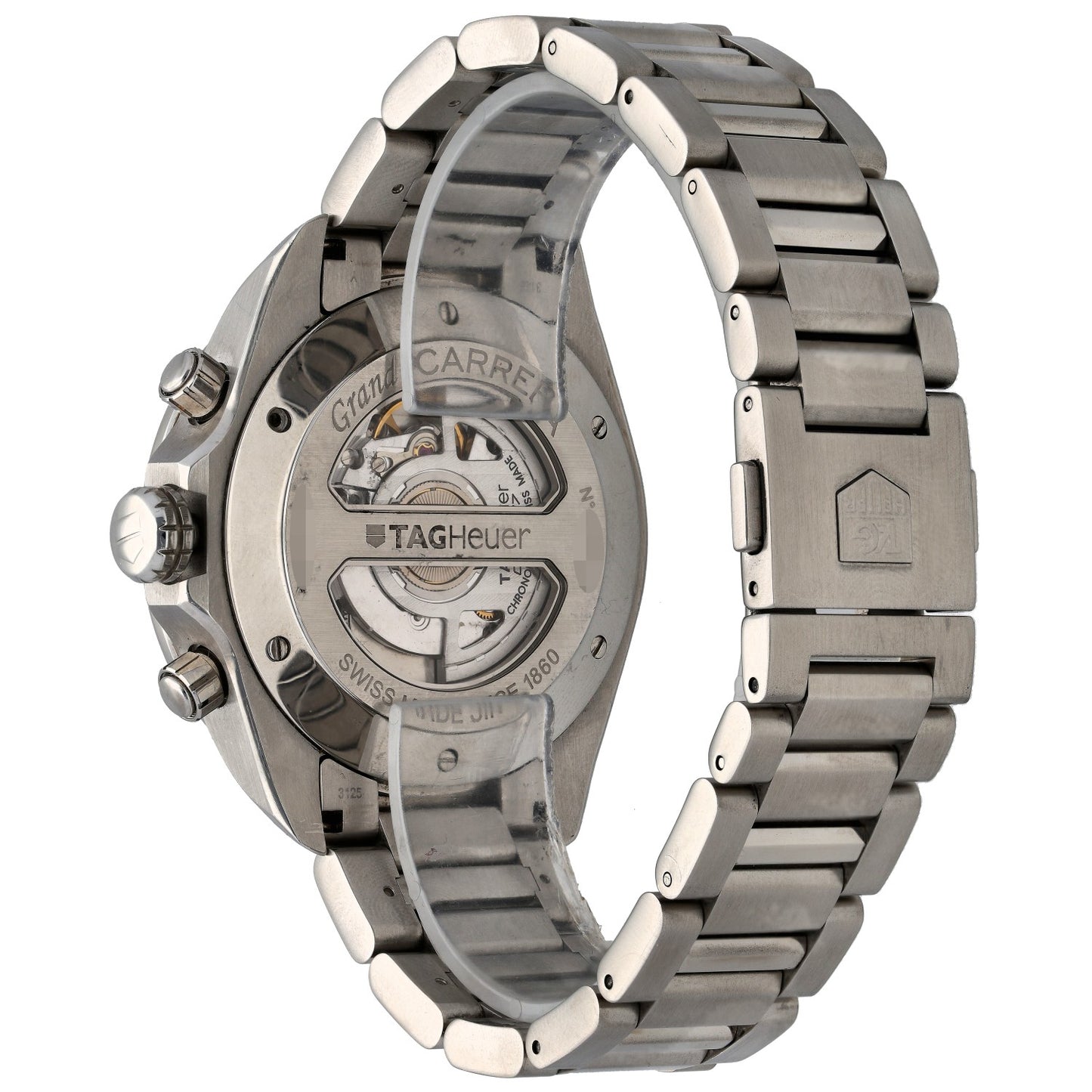 Tag Heuer Grand Carrera CAV511B 43mm Stainless Steel Watch