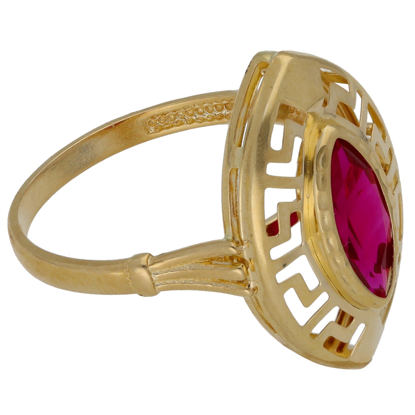 14ct Gold Imitation Dress/Cocktail Ring Size Q
