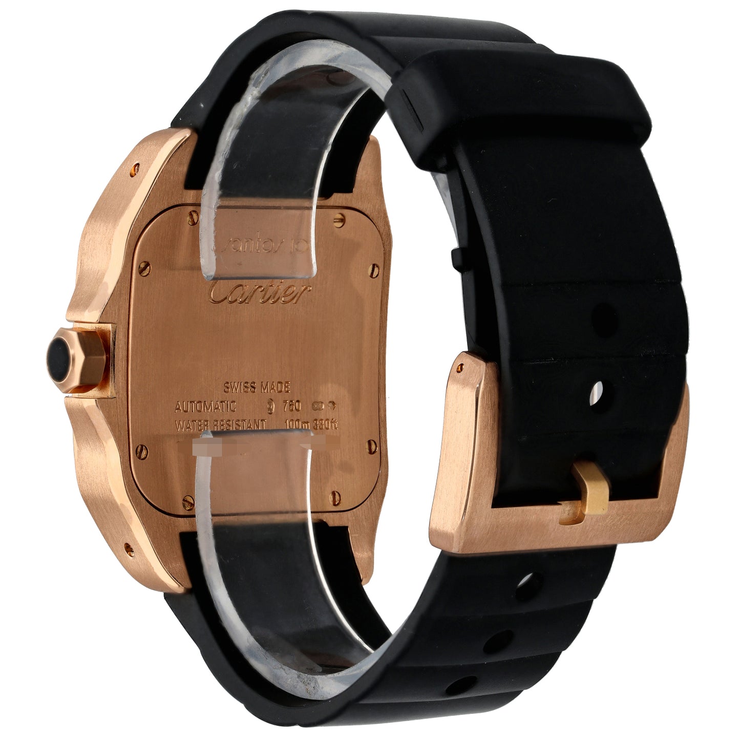 Cartier Santos 100 2792 38mm Rose Gold Watch