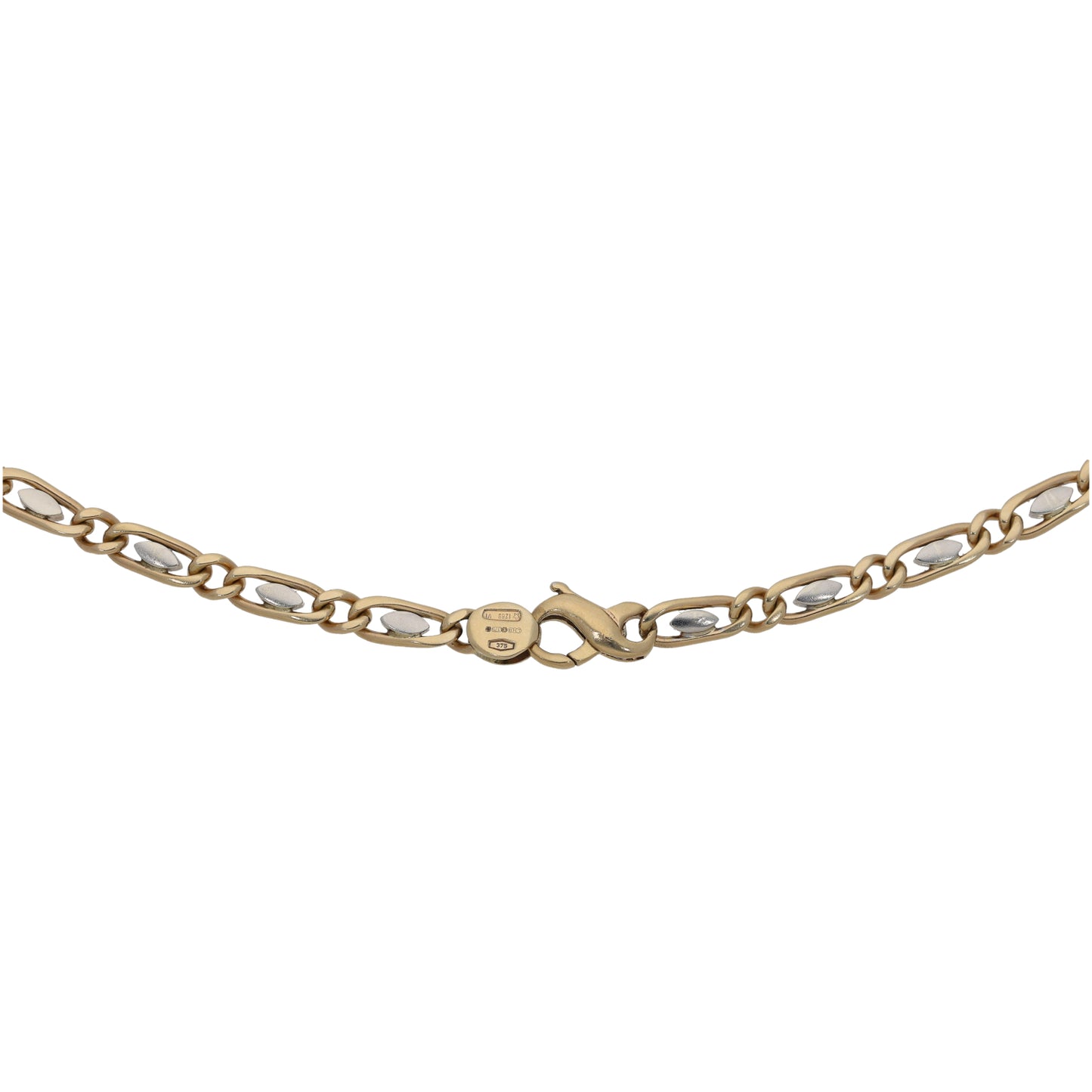 9ct Bicolour Gold Other Chain 18"