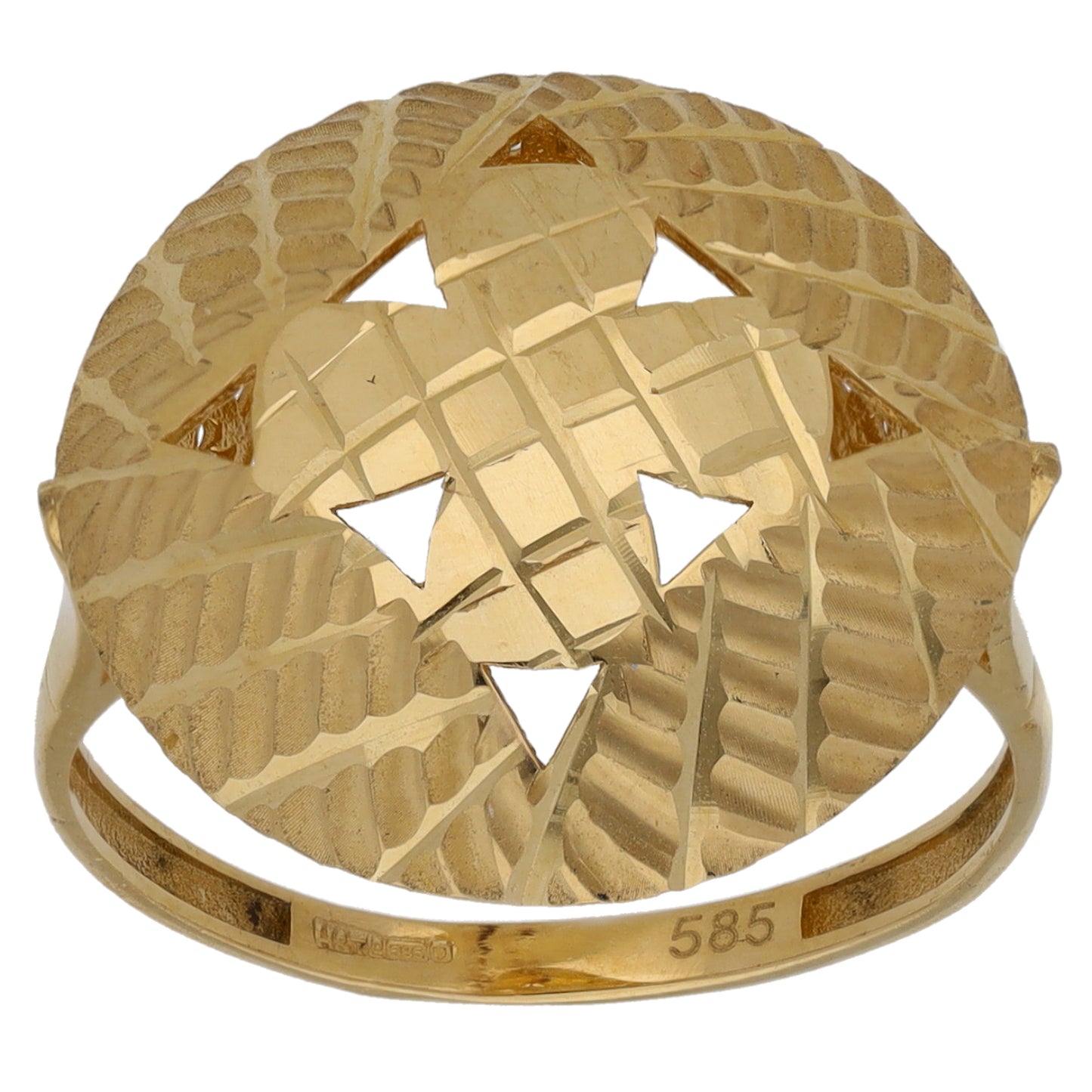 14ct Gold Alternative Ring Size O