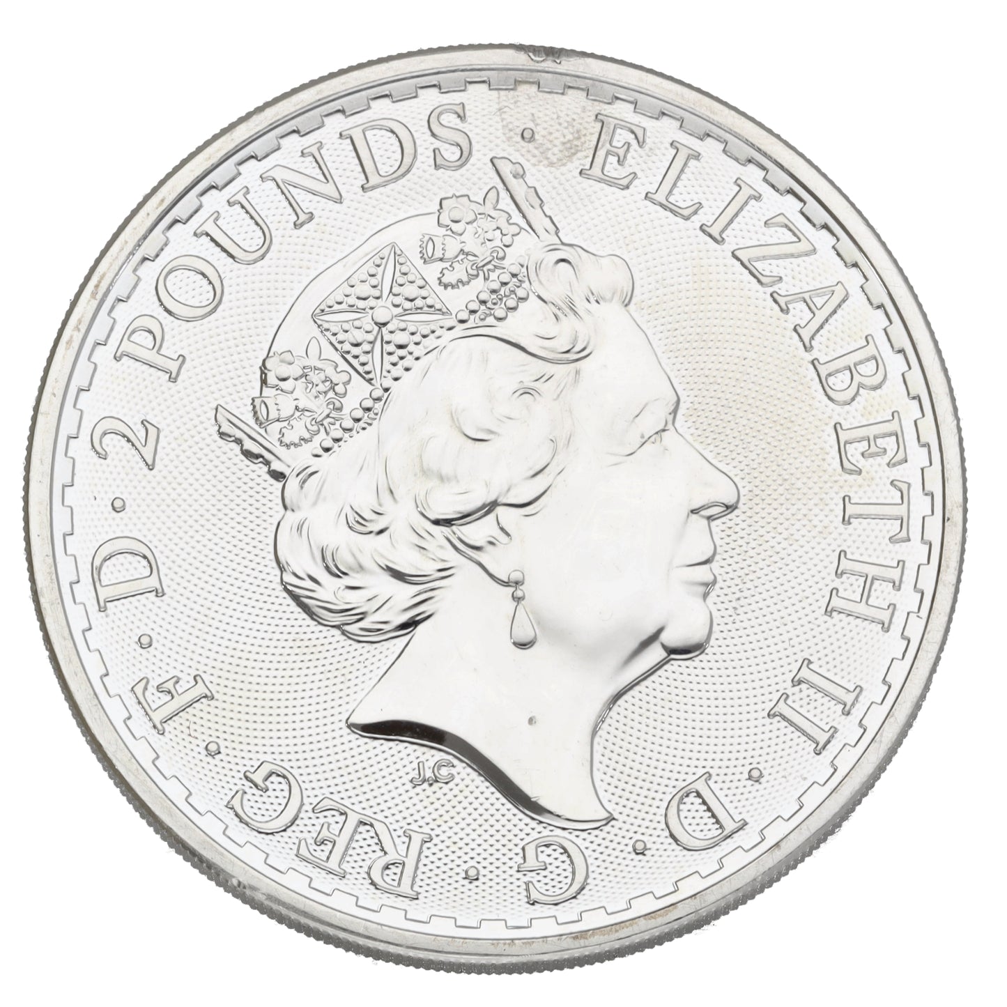 Fine Silver Queen Elizabeth II 1 OZ Britannia Coin 2019