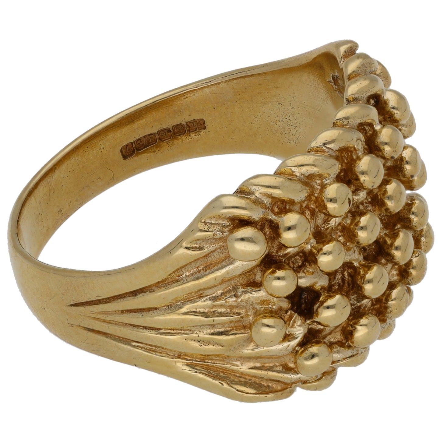 9ct Gold Keeper Ring Size X