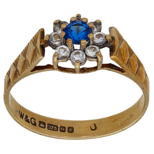 9ct Gold Imitation Dress/Cocktail Ring Size N