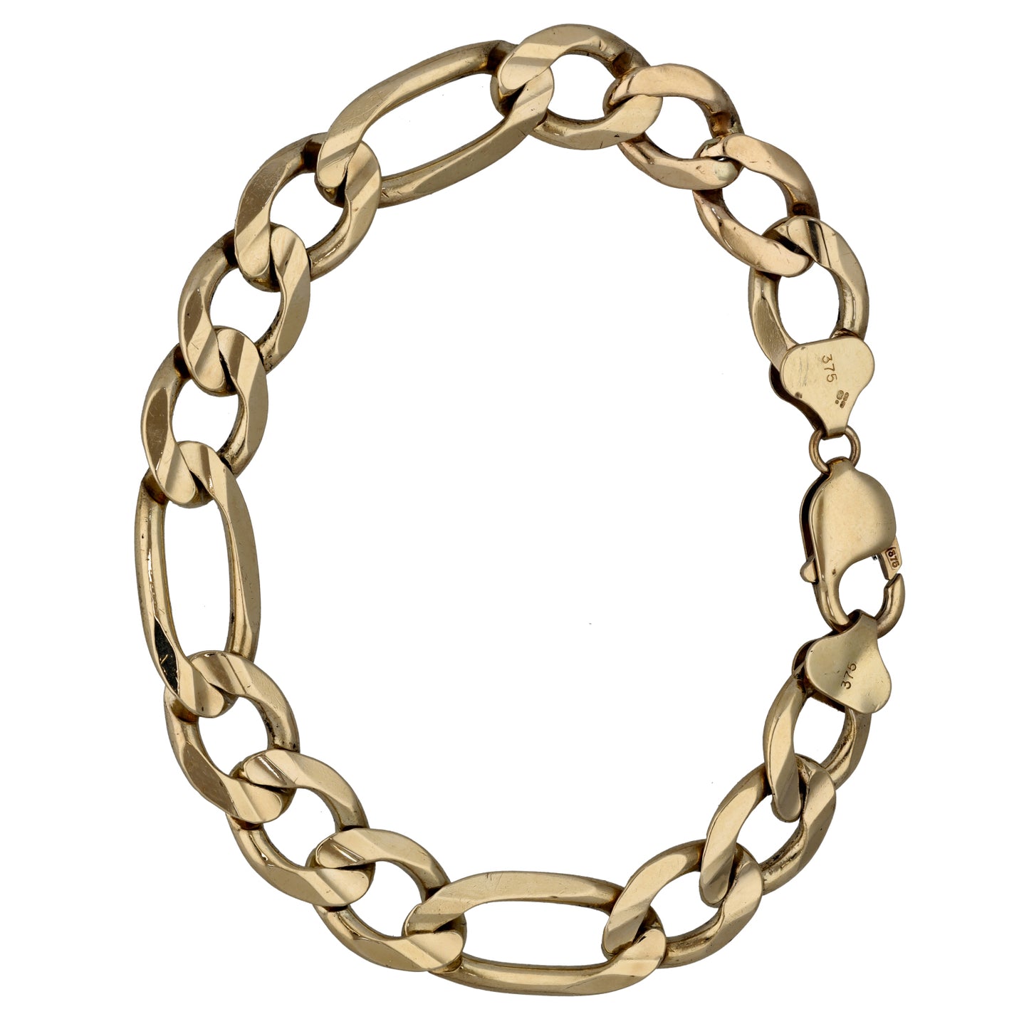 9ct Gold Figaro Bracelet
