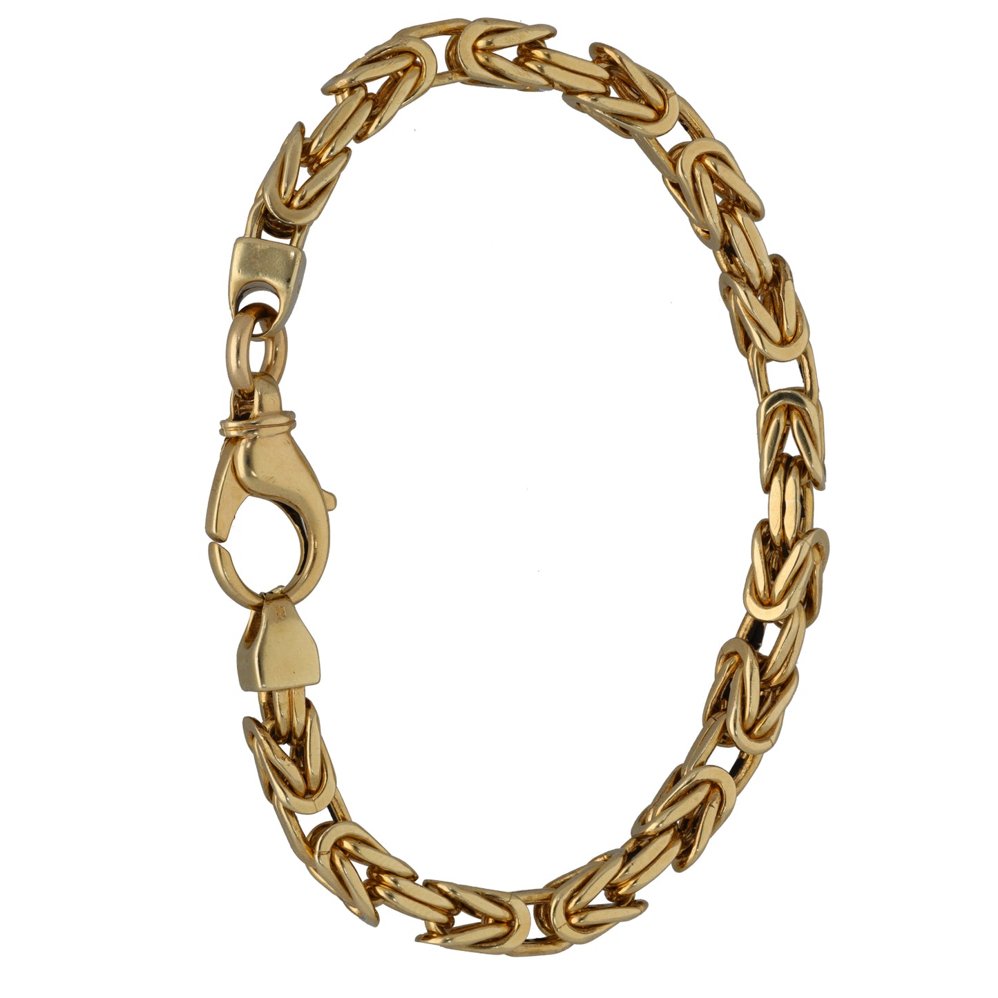 9ct Gold Byzantine Bracelet