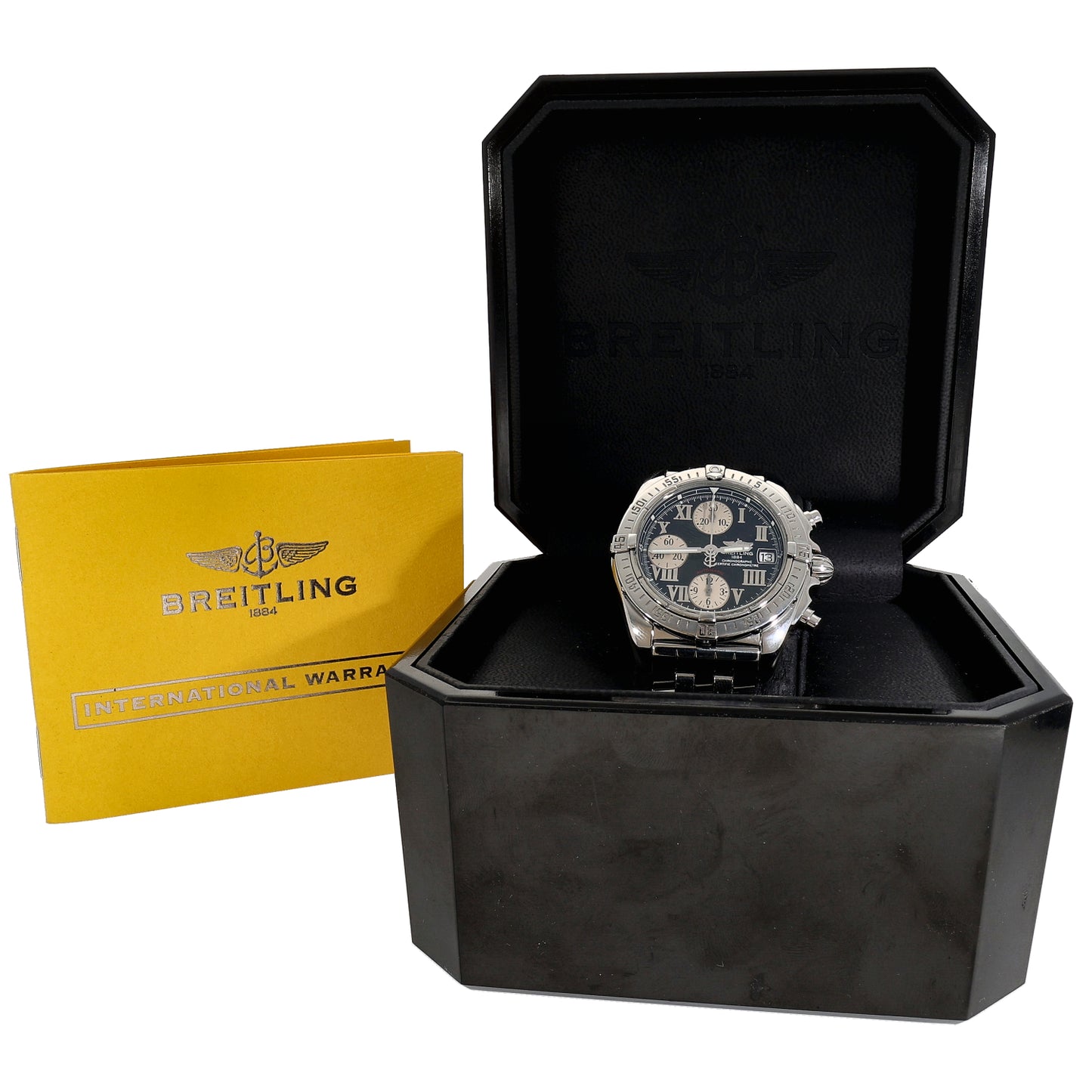 Breitling Cockpit A13358 39mm Stainless Steel Watch
