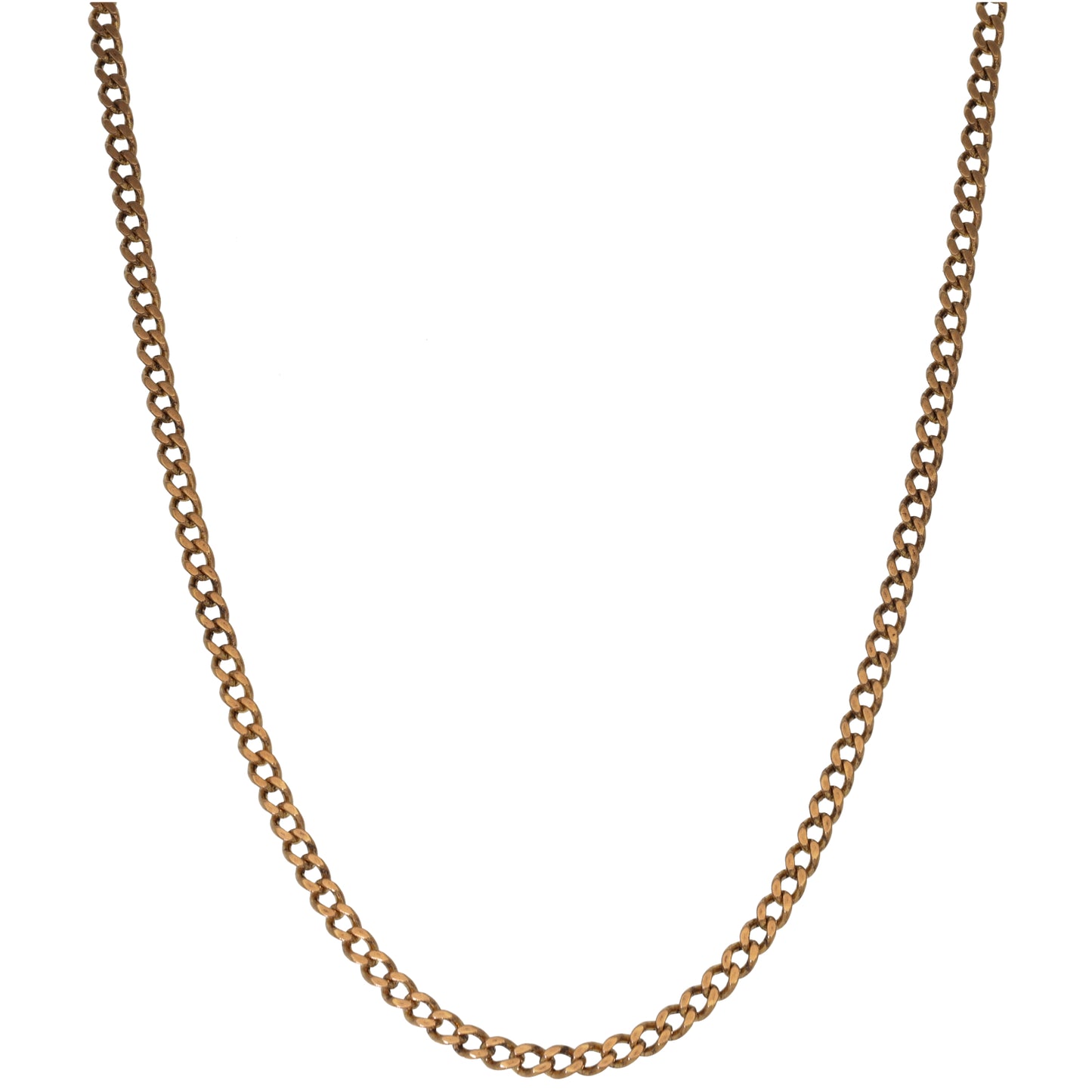 9ct Gold Curb Chain 20"
