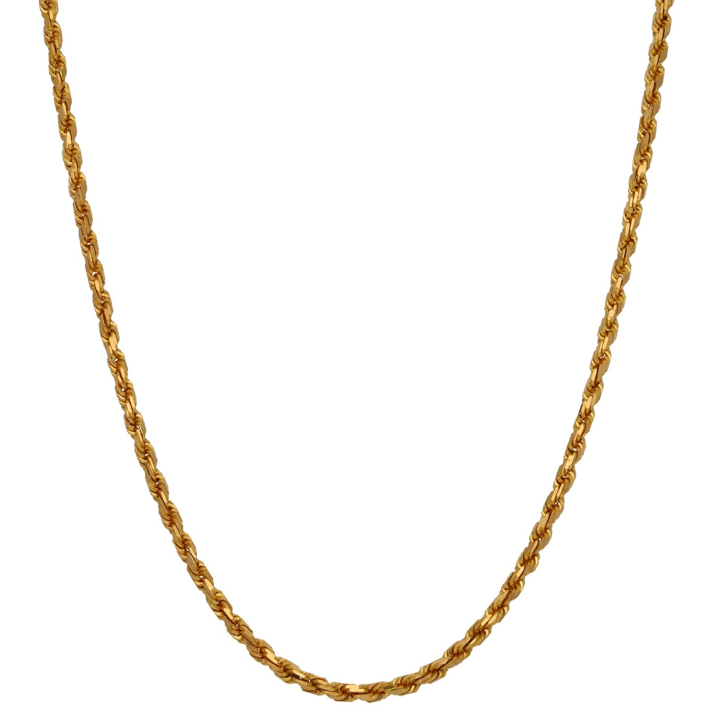 22ct Gold Rope Chain 22"