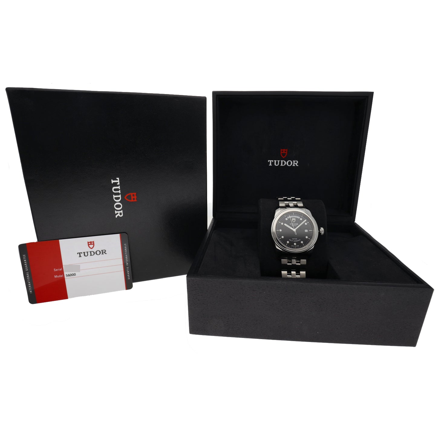 Tudor Glamour Date 56000 39mm Stainless Steel Watch