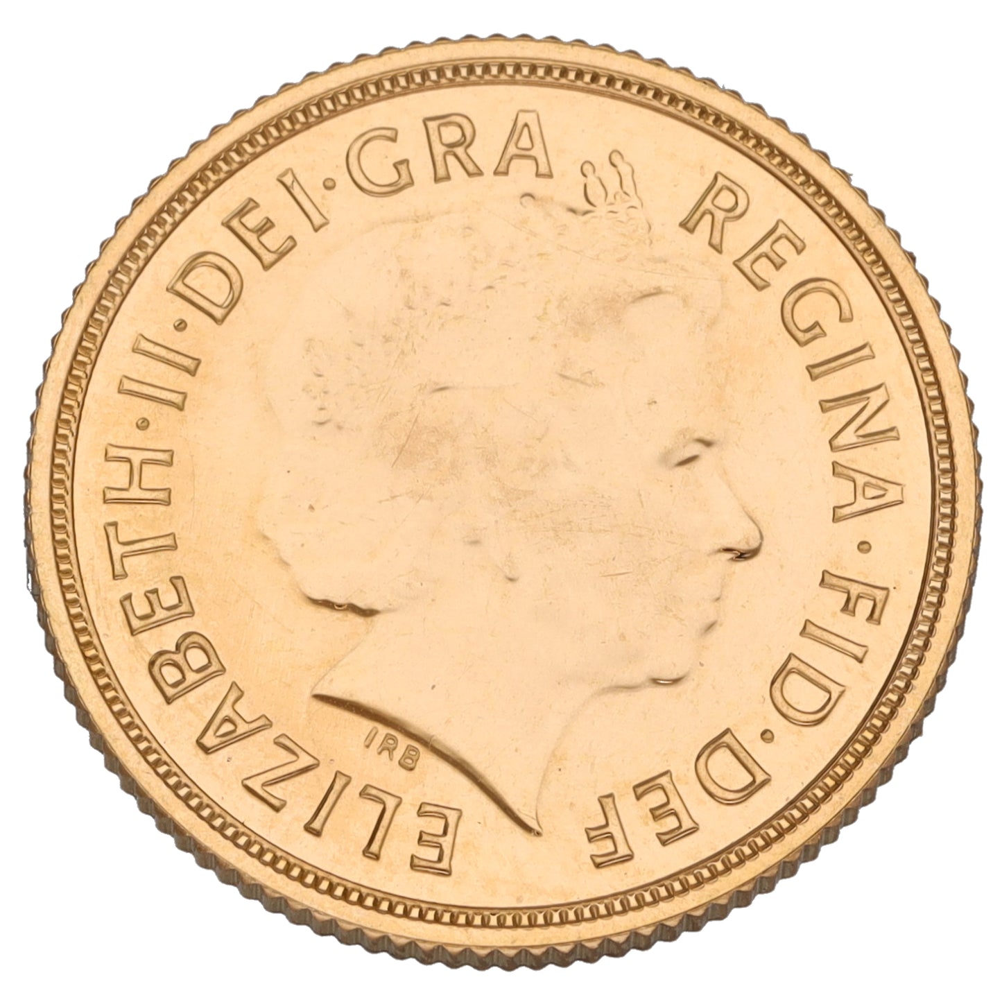 22ct Gold Queen Elizabeth II Full Sovereign Coin 2014