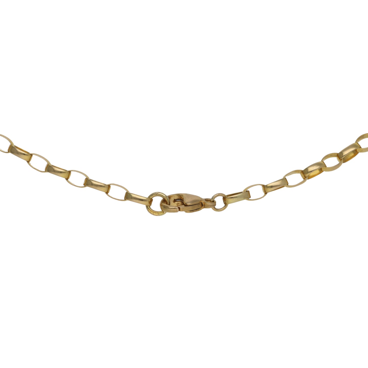 9ct Gold Belcher Chain 18"