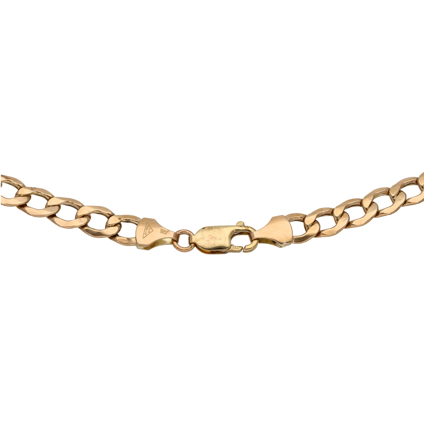 9ct Gold Curb Chain 20"