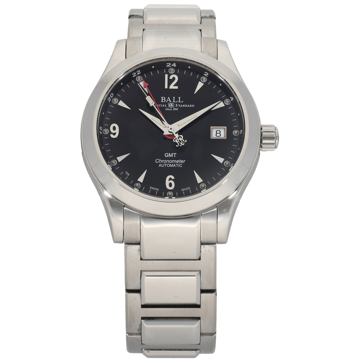 Ball Engineer II Ohio GMT GM1032C 40mm Stainless Steel Watch