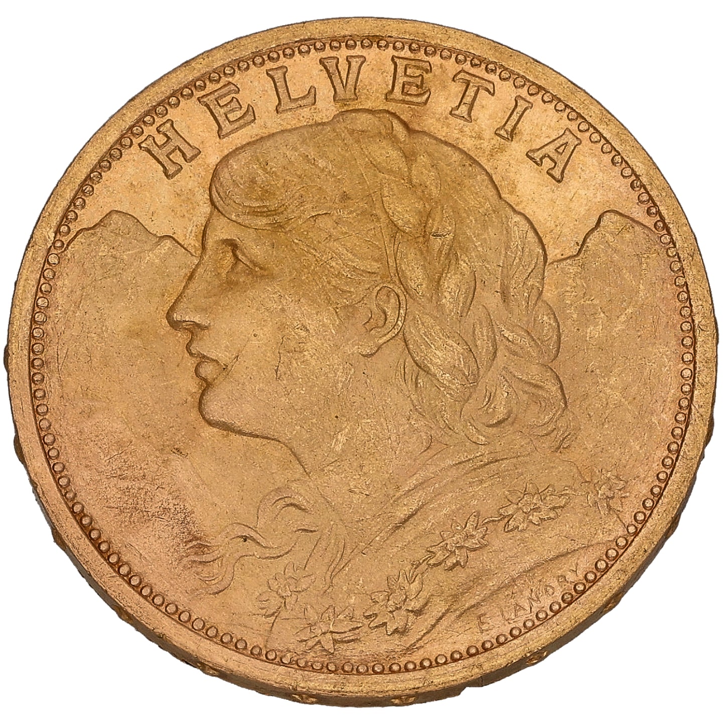 22ct Gold French 20 Francs Coin 1927